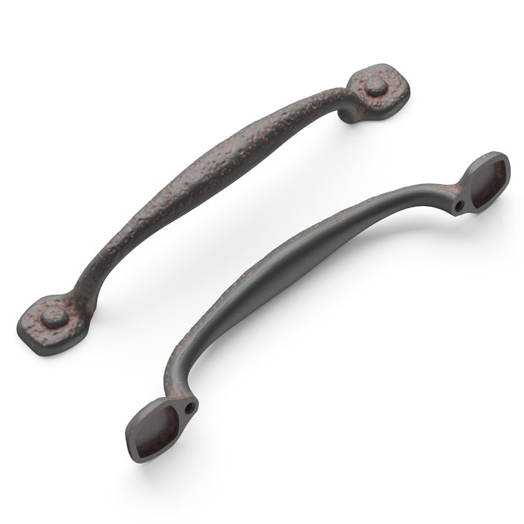 HickoryHardware Refined Rustic Kitchen Handles, Solid Core